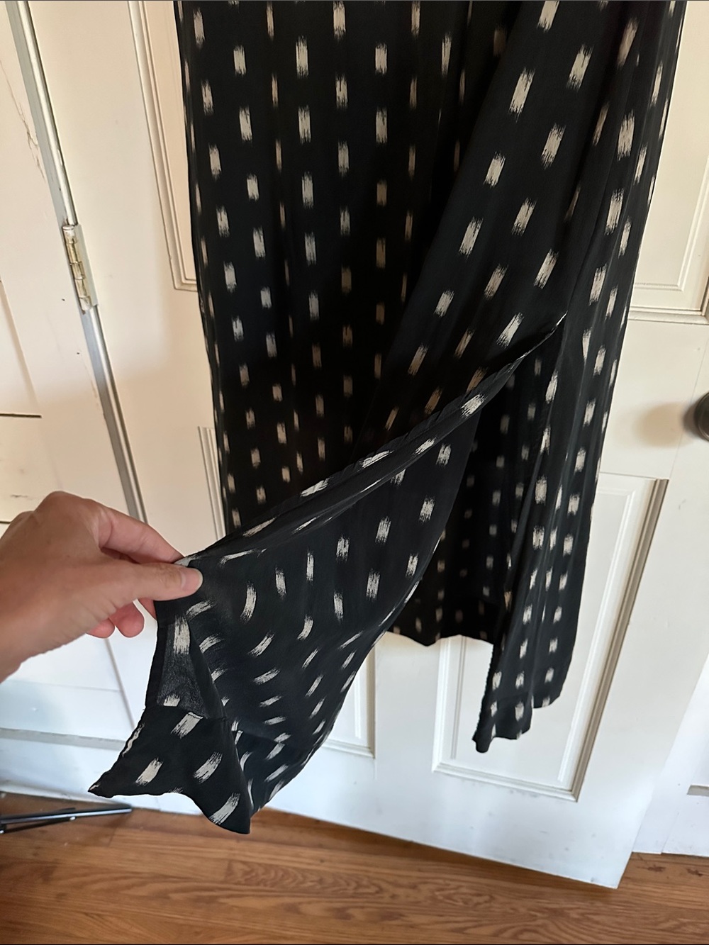 Madewell Black Silk Maxi Dress - Picture 3 of 5